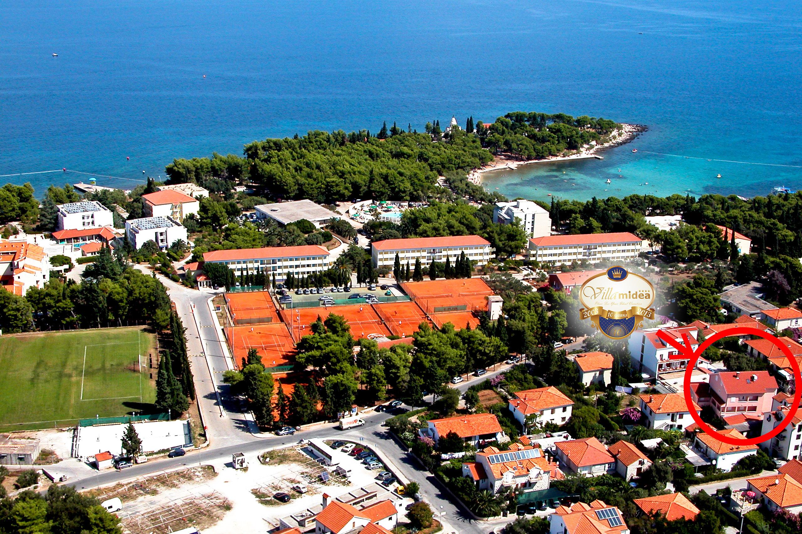 Villa Midea Супетар Экстерьер фото